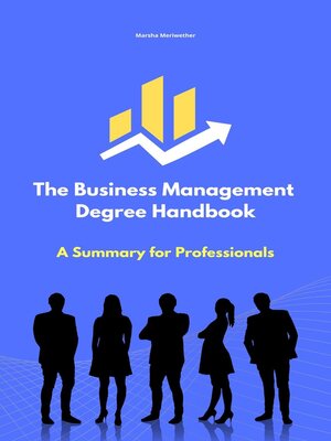 cover image of The Business Management Degree Handbook